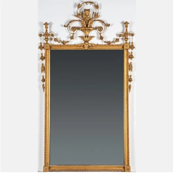 Federal style giltwood mirror. Est. $150–250, sold $140
