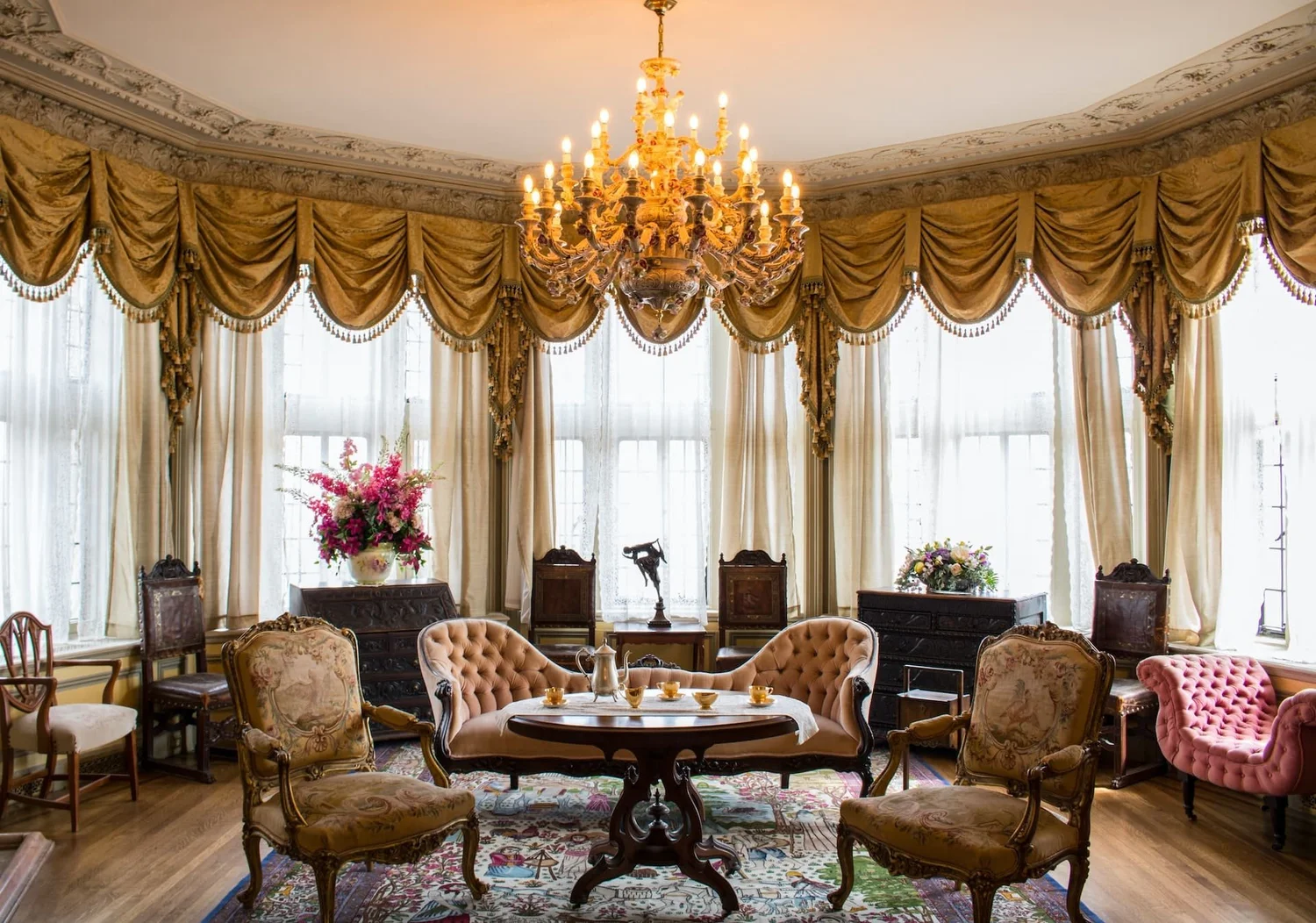 A furnished estate interior