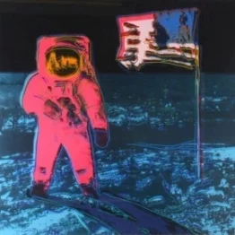 Andy Warhol (1928–1987), Moonwalk (Pink), screenprint, 1987. Sold $100,000